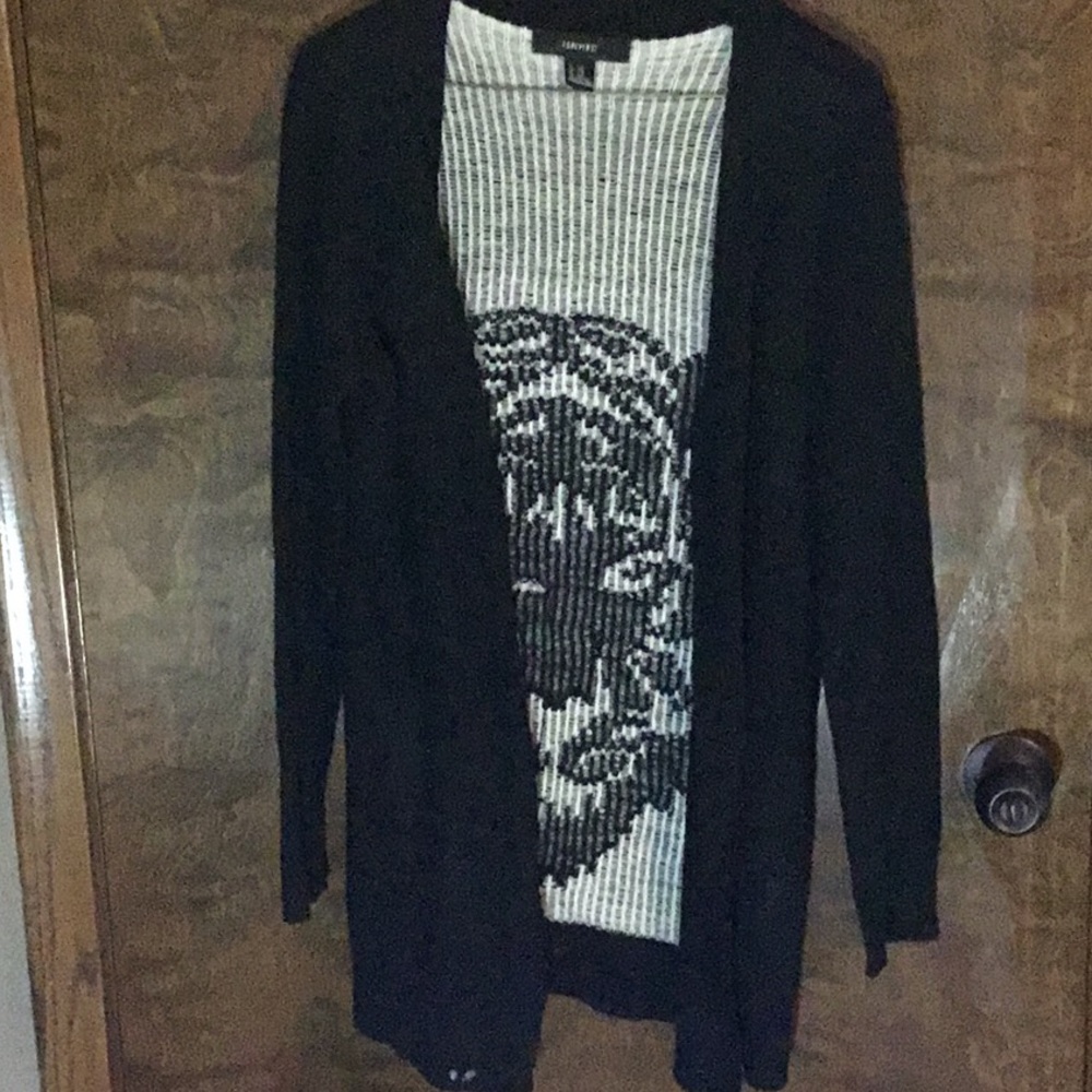 Long cardigan!